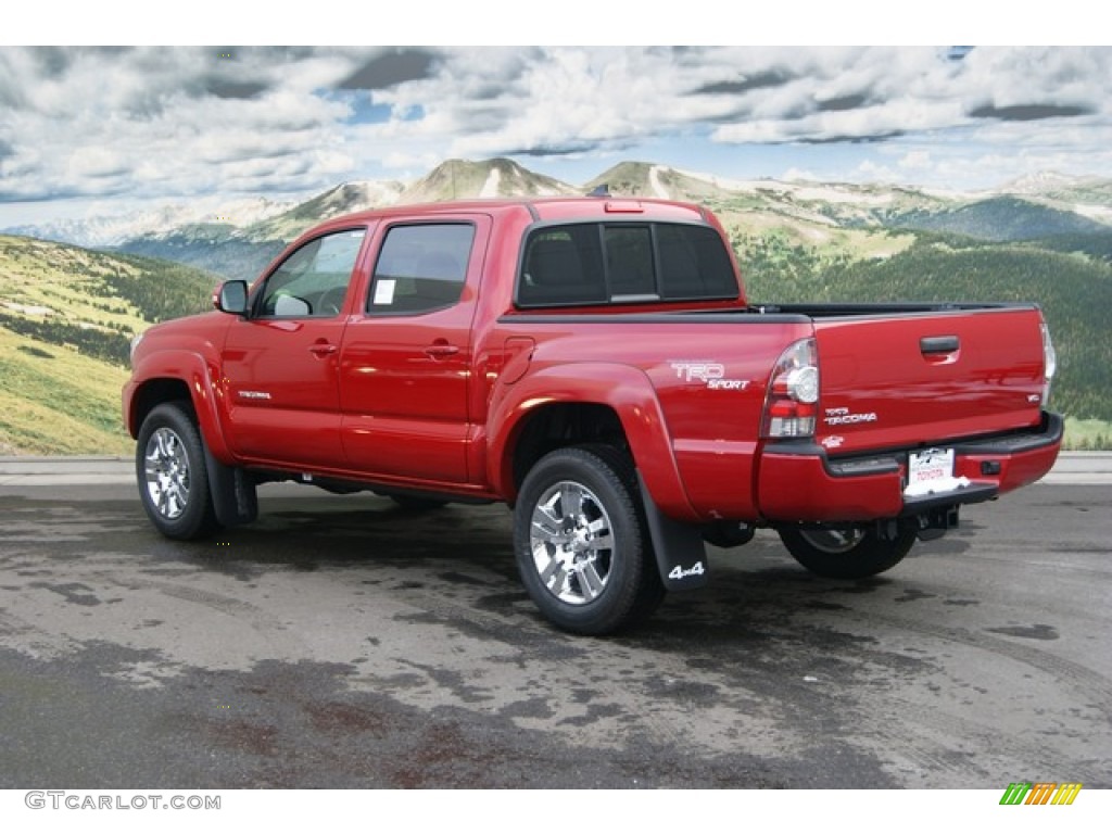Barcelona Red Metallic 2012 Toyota Tacoma V6 TRD Sport Double Cab 4x4 Exterior Photo #59615682