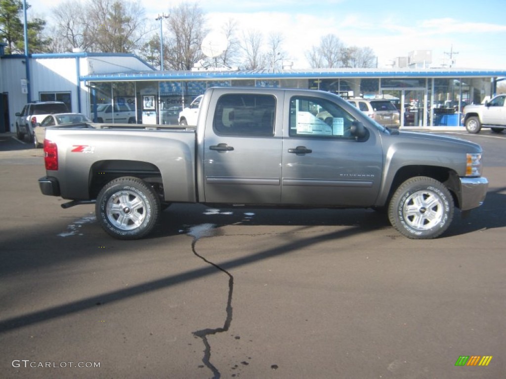 2012 Silverado 1500 LT Crew Cab 4x4 - Graystone Metallic / Ebony photo #6