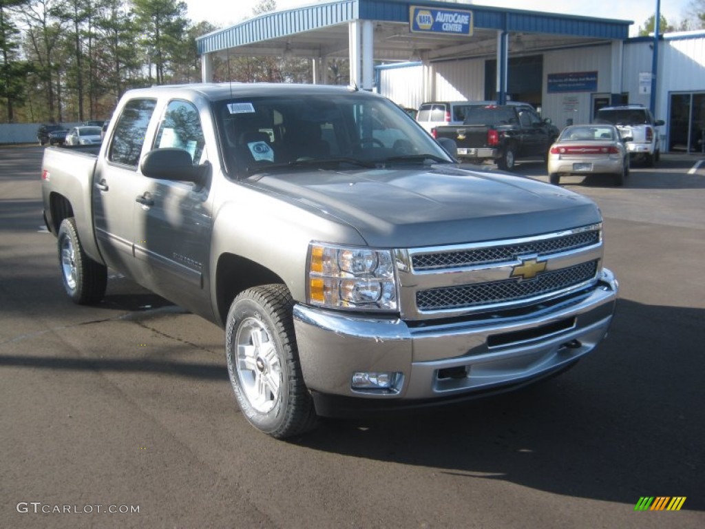 2012 Silverado 1500 LT Crew Cab 4x4 - Graystone Metallic / Ebony photo #7