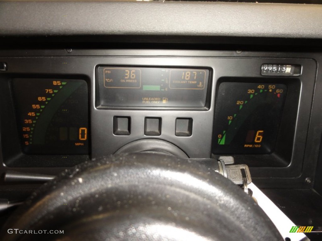 1986 Chevrolet Corvette Coupe Gauges Photo #59616162