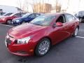 2012 Crystal Red Metallic Chevrolet Cruze Eco  photo #2