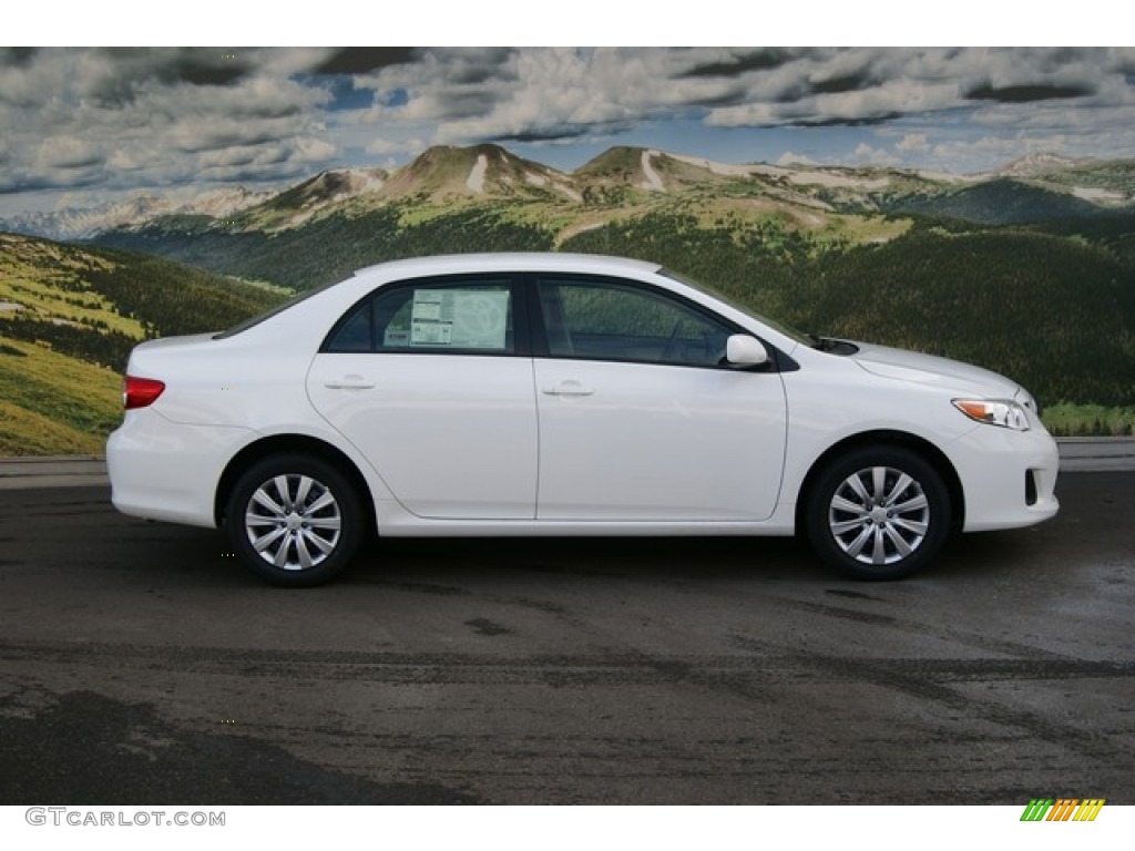 Super White 2012 Toyota Corolla LE Exterior Photo #59616840