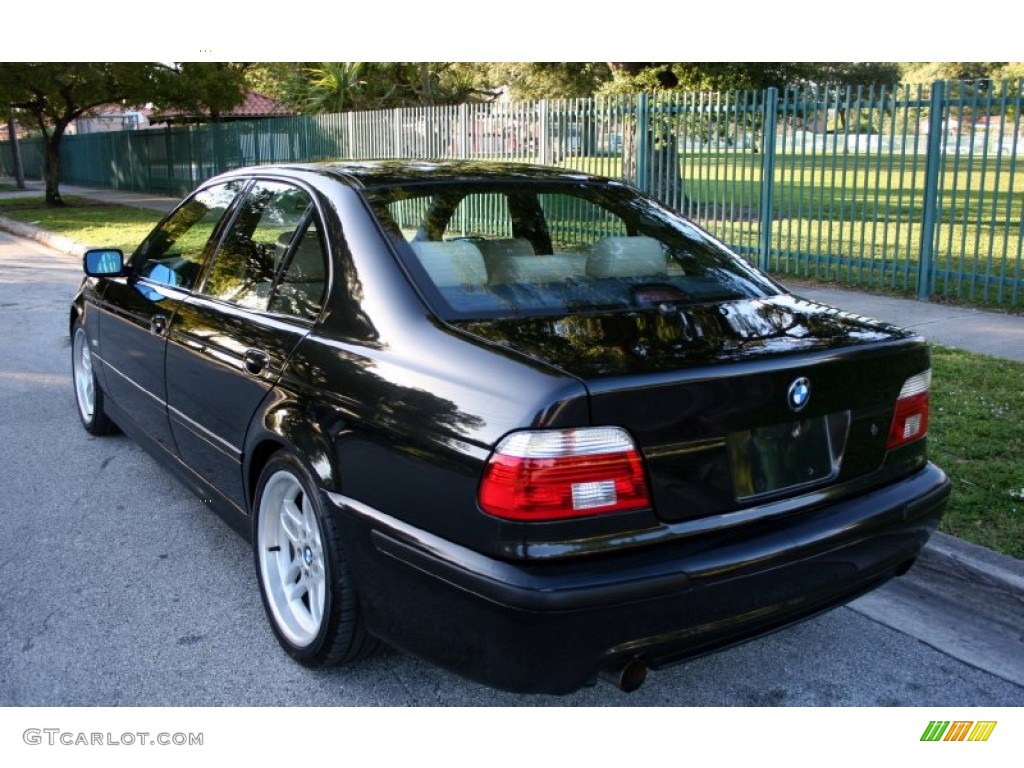 Black Sapphire Metallic 2003 BMW 5 Series 540i Sedan Exterior Photo #59616873