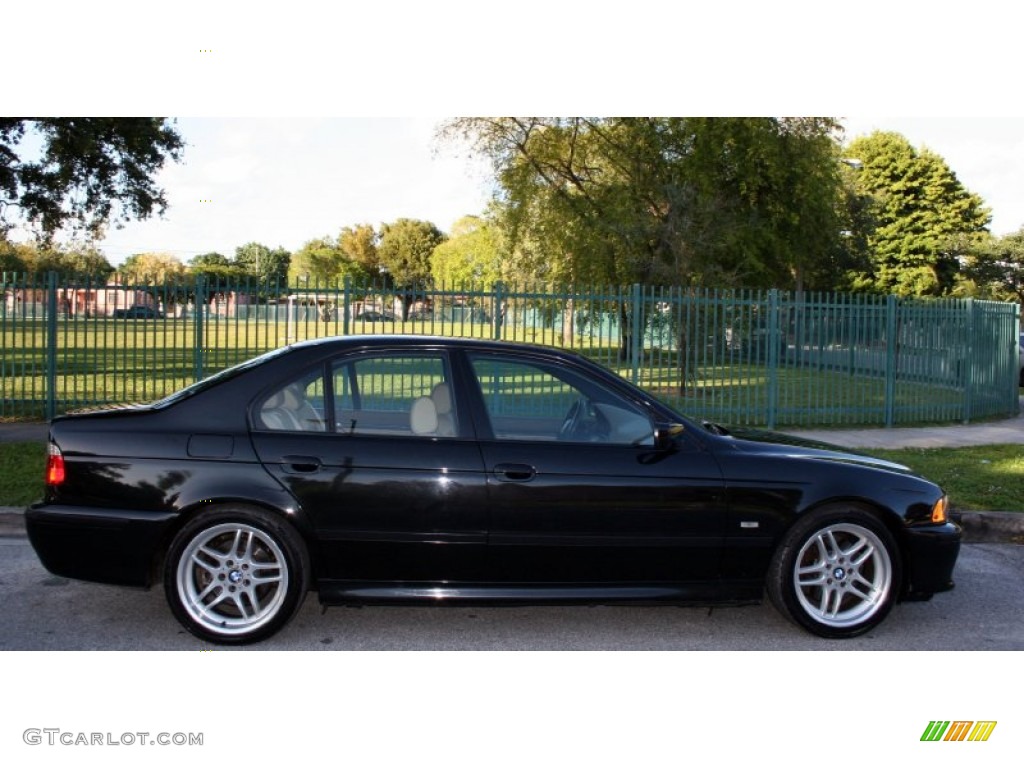 Black Sapphire Metallic 2003 BMW 5 Series 540i Sedan Exterior Photo #59616909