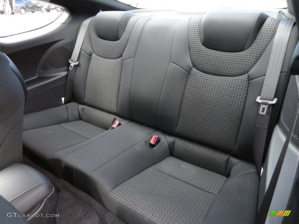 Black Cloth Interior 2011 Hyundai Genesis Coupe 2.0T Photo #59617517