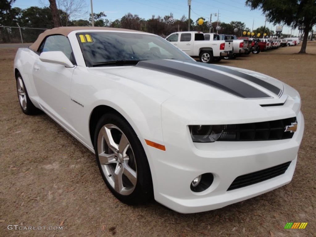 Summit White 2011 Chevrolet Camaro SS/RS Convertible Exterior Photo #59617776