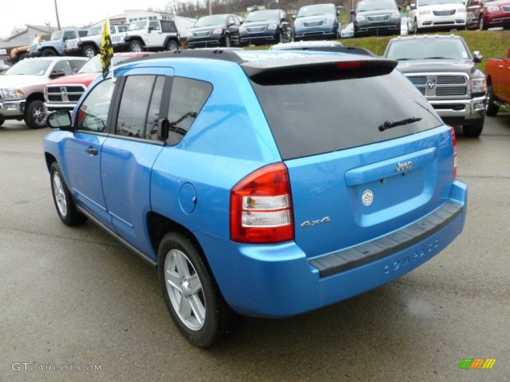 2008 Compass Sport 4x4 - Surf Blue Pearl / Dark Slate Gray photo #3