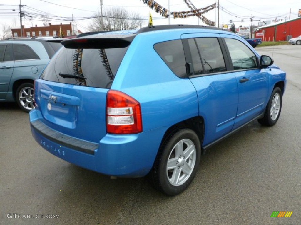 2008 Compass Sport 4x4 - Surf Blue Pearl / Dark Slate Gray photo #5