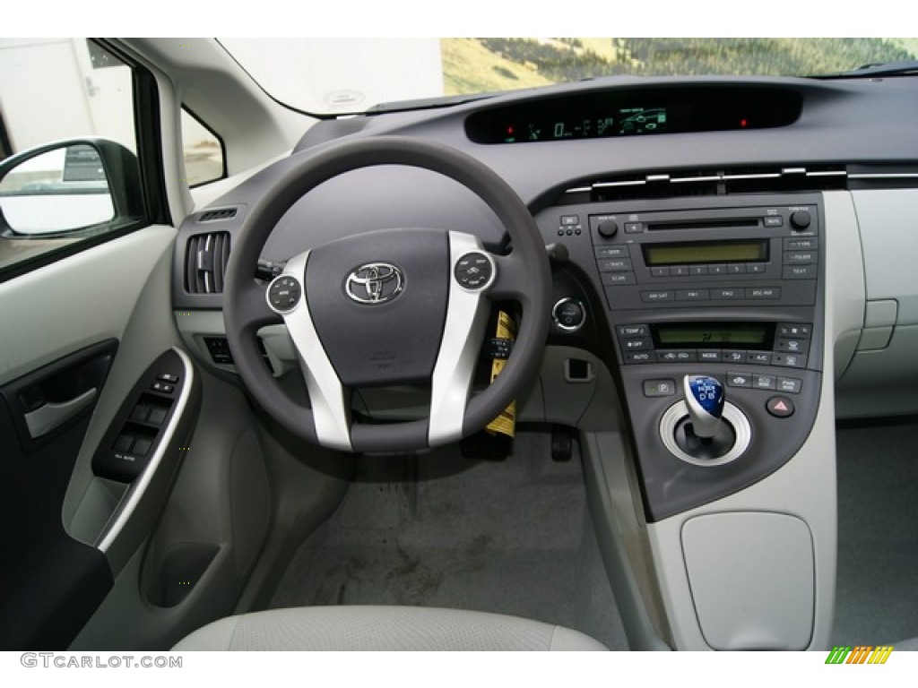 2011 Toyota Prius Hybrid II Misty Gray Dashboard Photo #59618895
