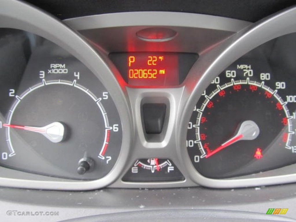 2011 Ford Fiesta SEL Sedan Gauges Photo #59619054