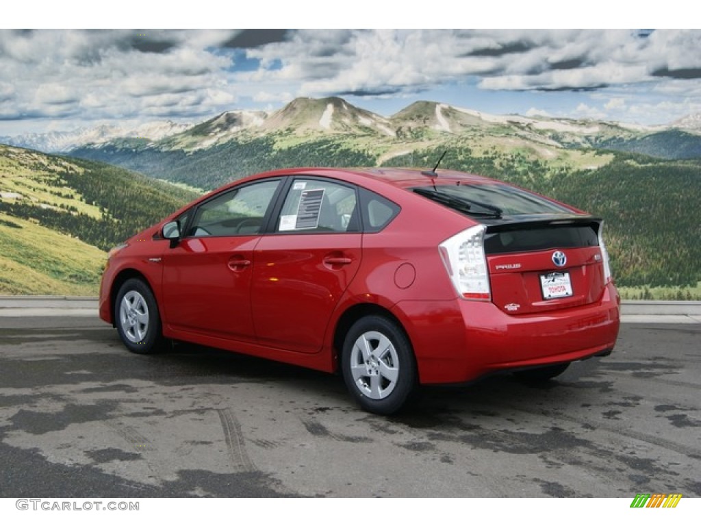 Barcelona Red Metallic 2011 Toyota Prius Hybrid II Exterior Photo #59619102