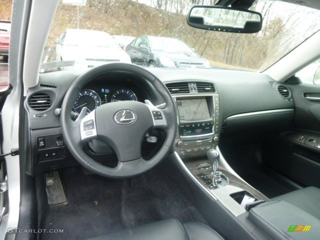 Black Interior 2011 Lexus IS 250 AWD Photo #59619282