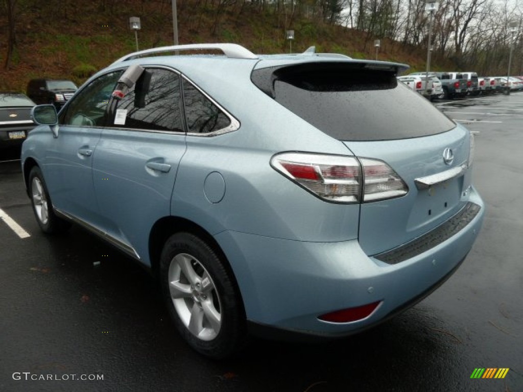 2012 RX 350 AWD - Cerulean Blue Metallic / Light Gray photo #2