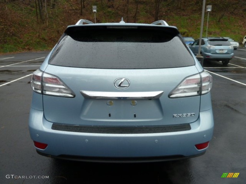 2012 RX 350 AWD - Cerulean Blue Metallic / Light Gray photo #3
