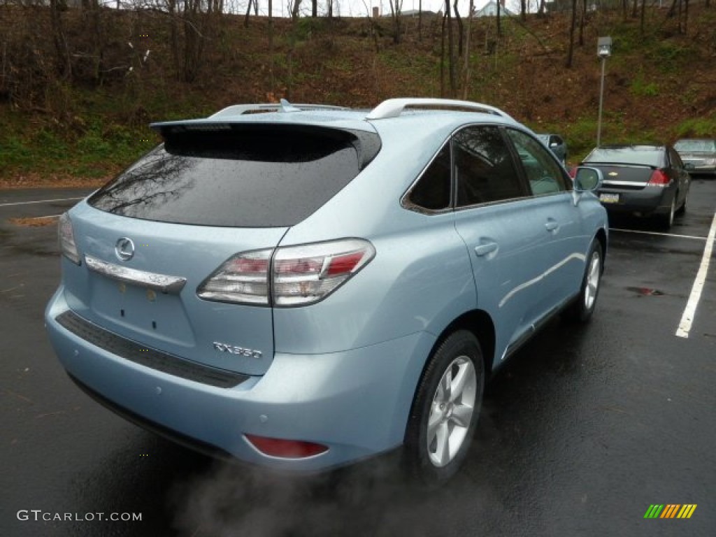 2012 RX 350 AWD - Cerulean Blue Metallic / Light Gray photo #4