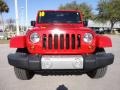 2010 Flame Red Jeep Wrangler Unlimited Sahara 4x4  photo #14