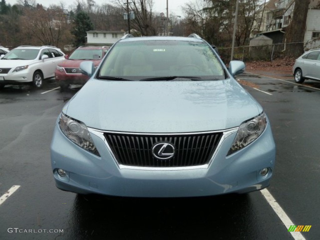 2012 RX 350 AWD - Cerulean Blue Metallic / Light Gray photo #7