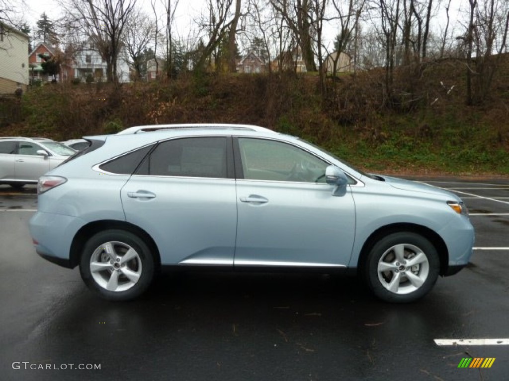2012 RX 350 AWD - Cerulean Blue Metallic / Light Gray photo #5