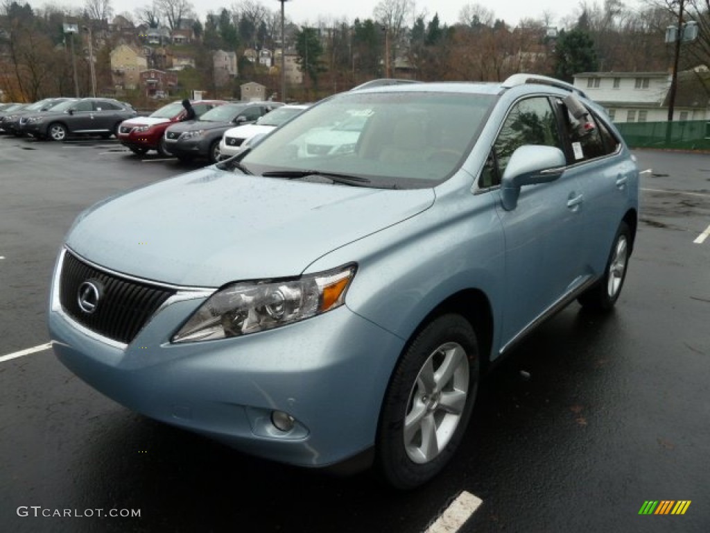 2012 RX 350 AWD - Cerulean Blue Metallic / Light Gray photo #8