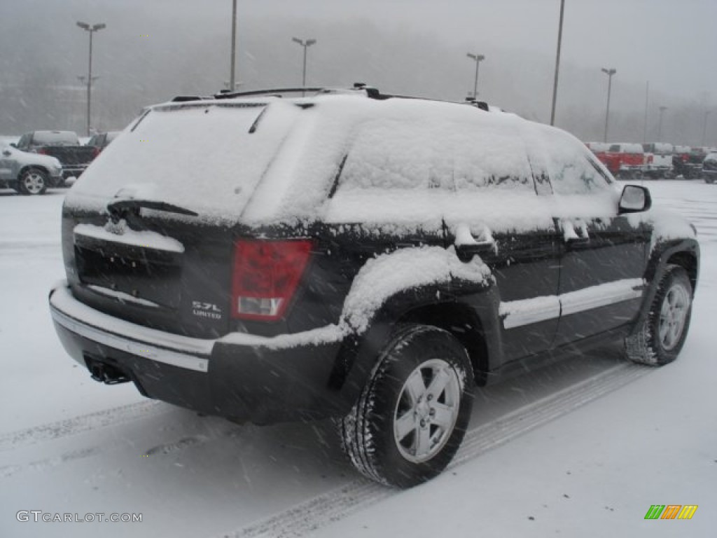 2005 Grand Cherokee Limited 4x4 - Black / Dark Khaki/Light Graystone photo #4