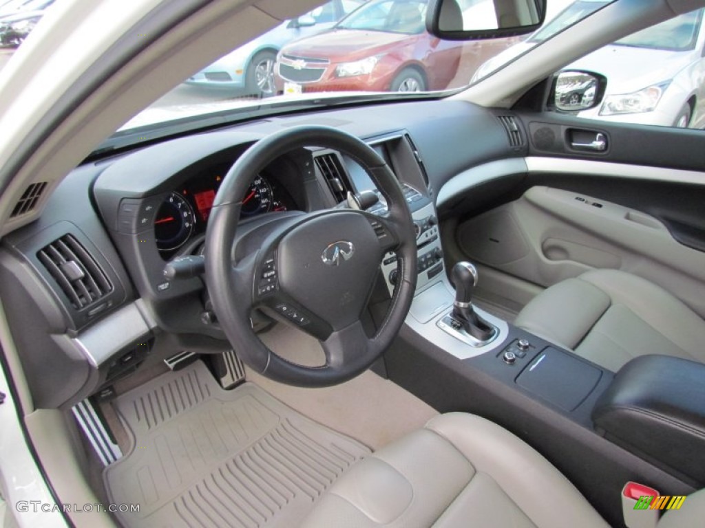 Wheat Interior 2009 Infiniti G 37 x S Sedan Photo #59622519