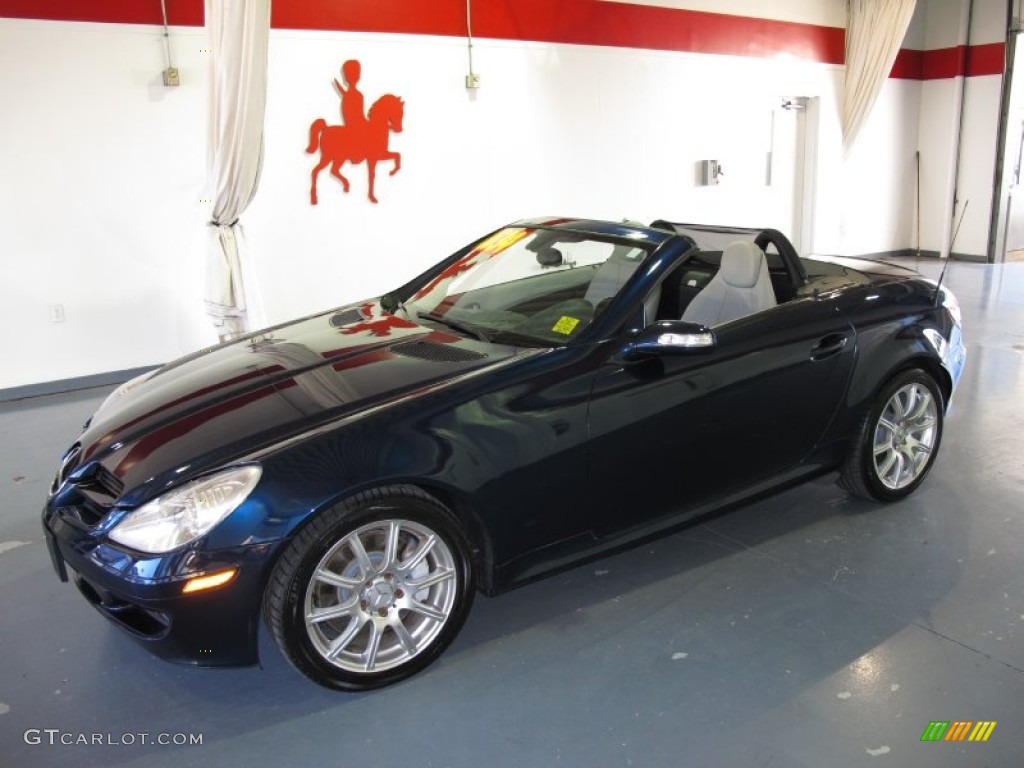 2005 SLK 350 Roadster - Capri Blue Metallic / Ash Grey photo #1
