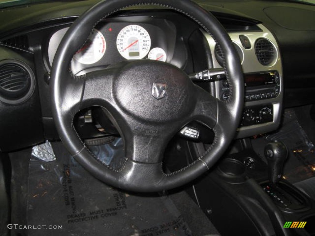 2004 Dodge Stratus R/T Coupe Black Steering Wheel Photo #59623348