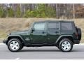 2010 Natural Green Pearl Jeep Wrangler Unlimited Sahara 4x4  photo #7