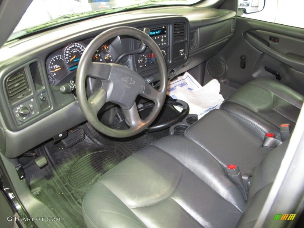 Dark Charcoal Interior 2004 Chevrolet Silverado 1500 LT Extended Cab Photo #59624769