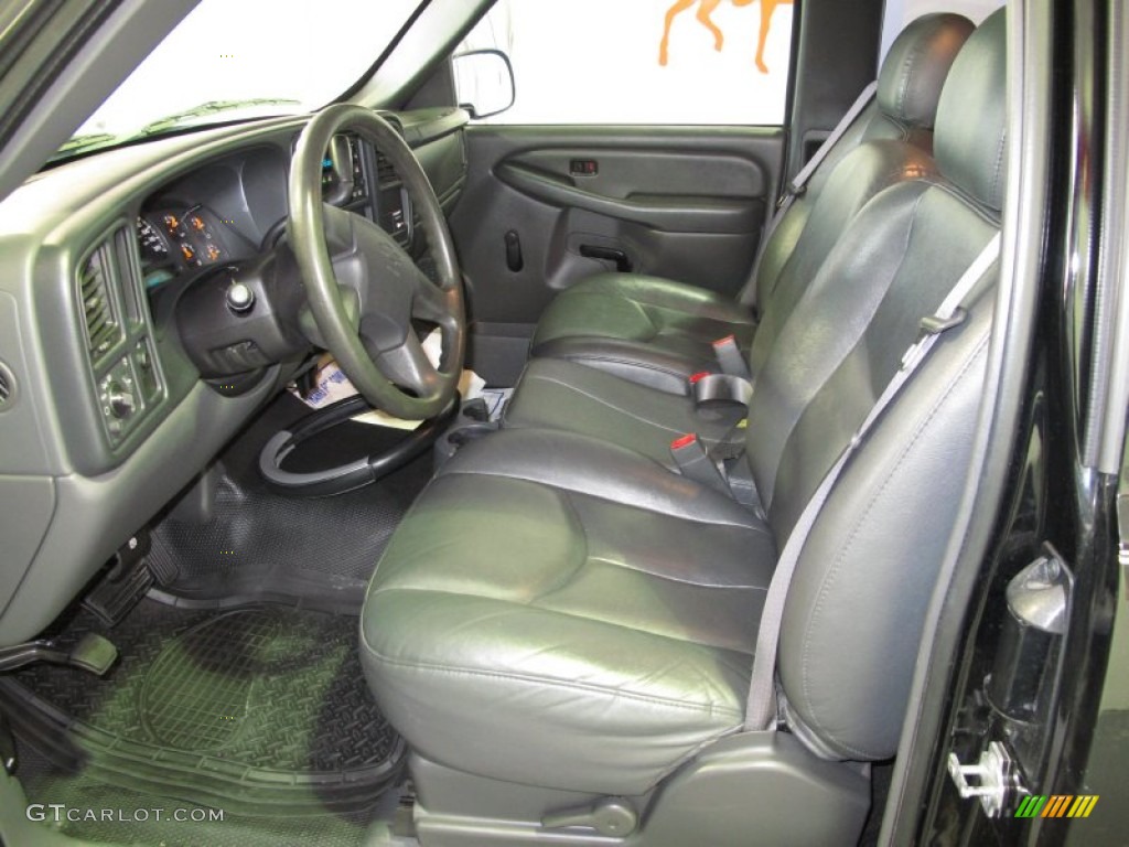 Dark Charcoal Interior 2004 Chevrolet Silverado 1500 LT Extended Cab Photo #59624778