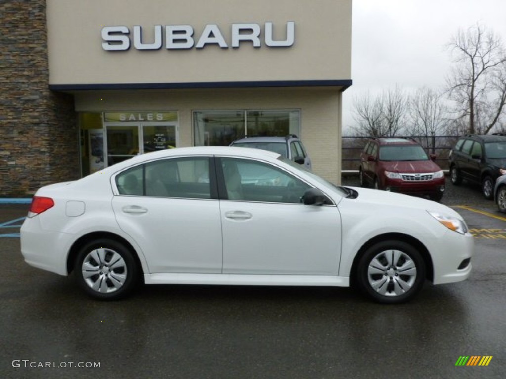 Satin White Pearl 2011 Subaru Legacy 2.5i Exterior Photo #59625084