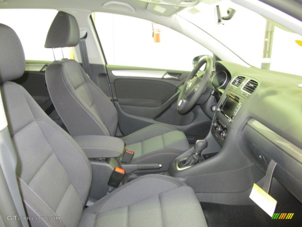 Titan Black Interior 2012 Volkswagen Golf 4 Door TDI Photo #59626164