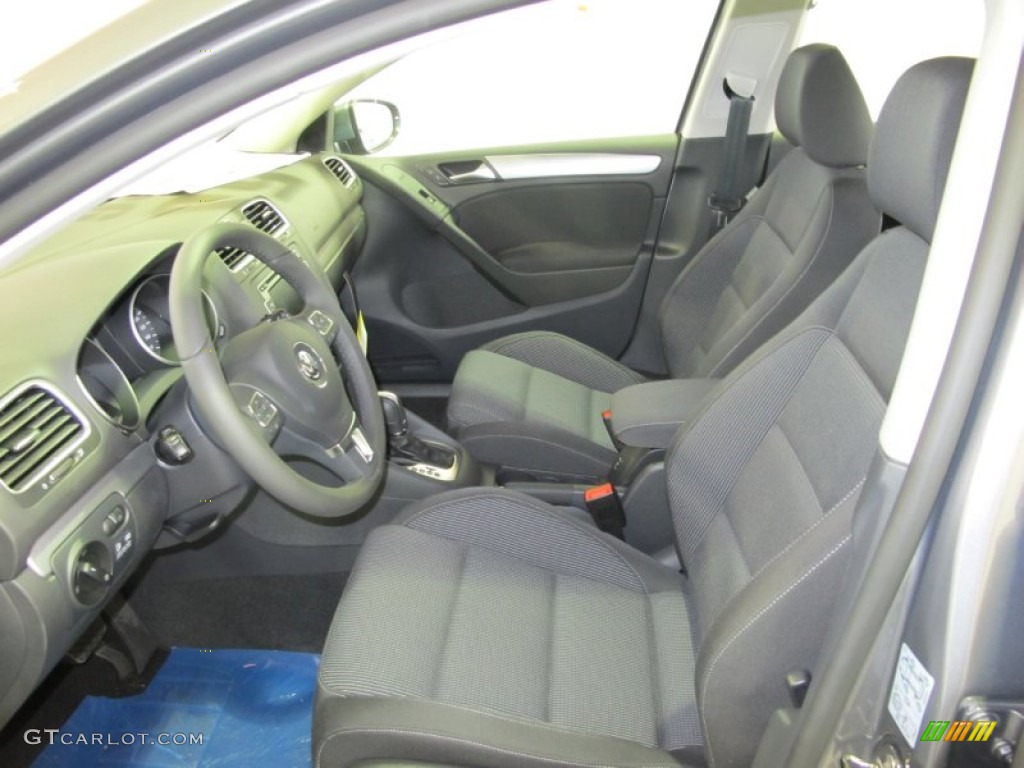 Titan Black Interior 2012 Volkswagen Golf 4 Door TDI Photo #59626192