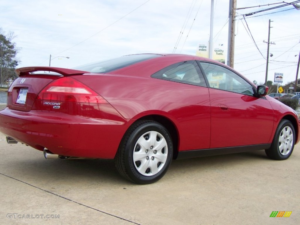 2003 Accord LX V6 Sedan - San Marino Red / Ivory photo #5