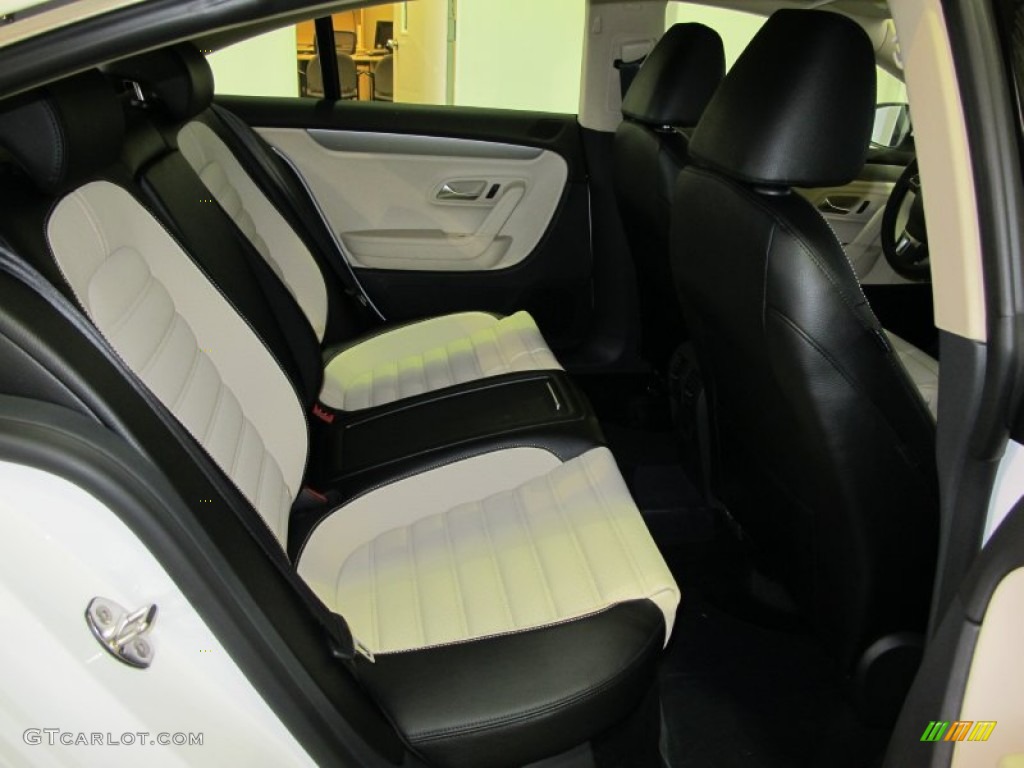 Black/Cornsilk Beige Interior 2012 Volkswagen CC Sport Photo #59626599