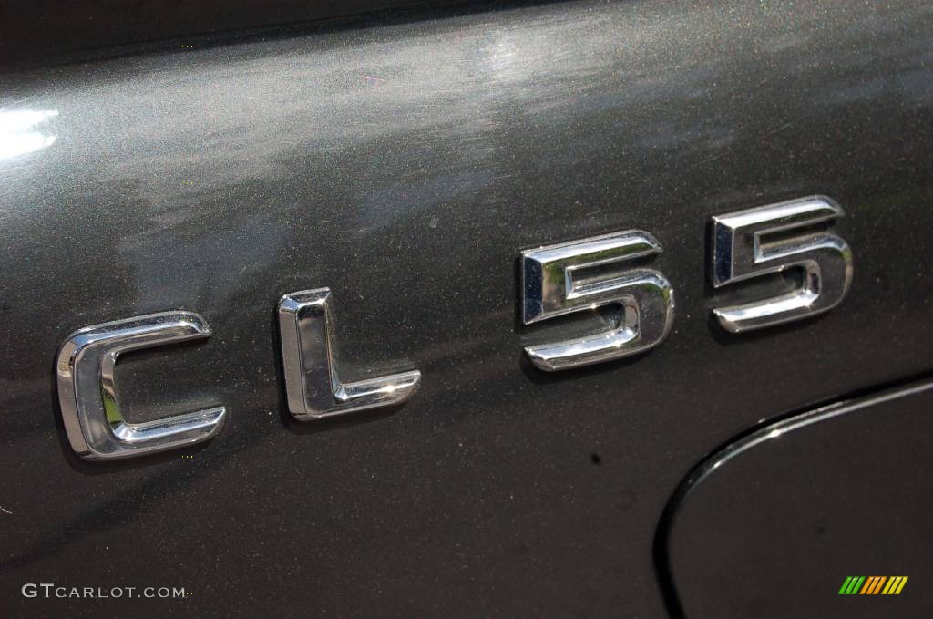 2003 CL 55 AMG - Tectite Grey Metallic / Charcoal photo #11