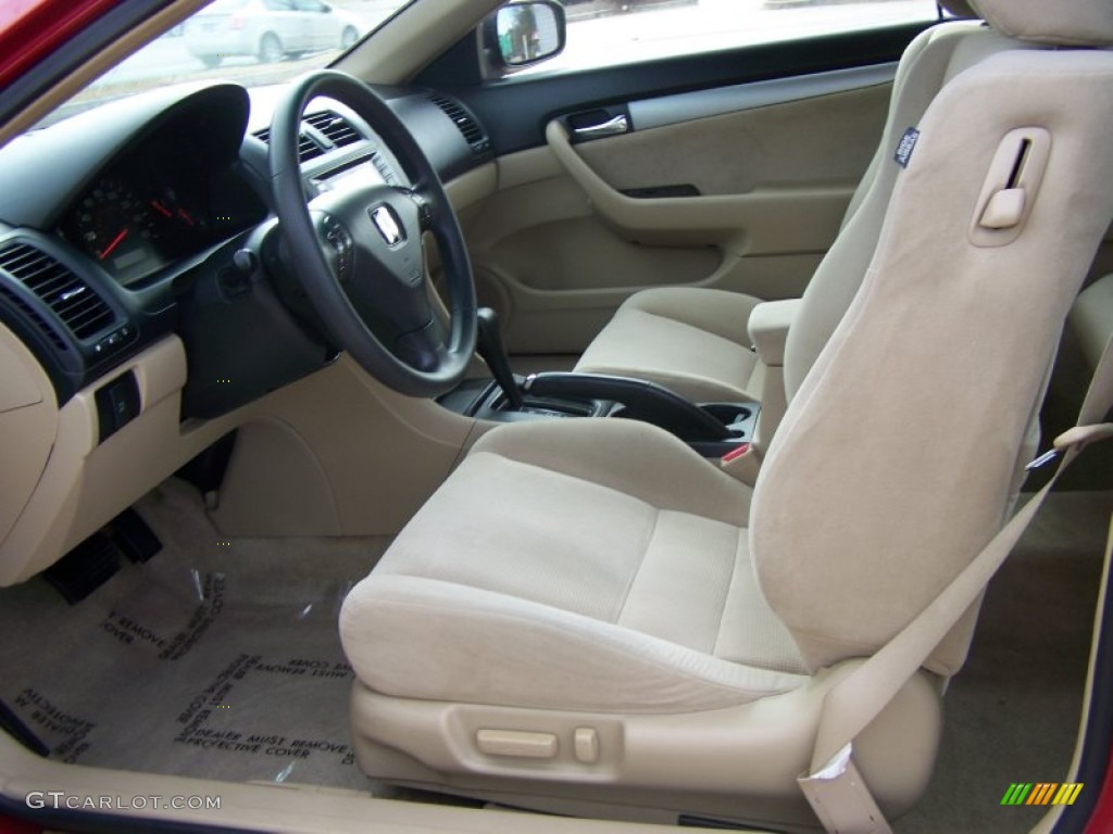 Ivory Interior 2003 Honda Accord Lx V6 Sedan Photo 59626632