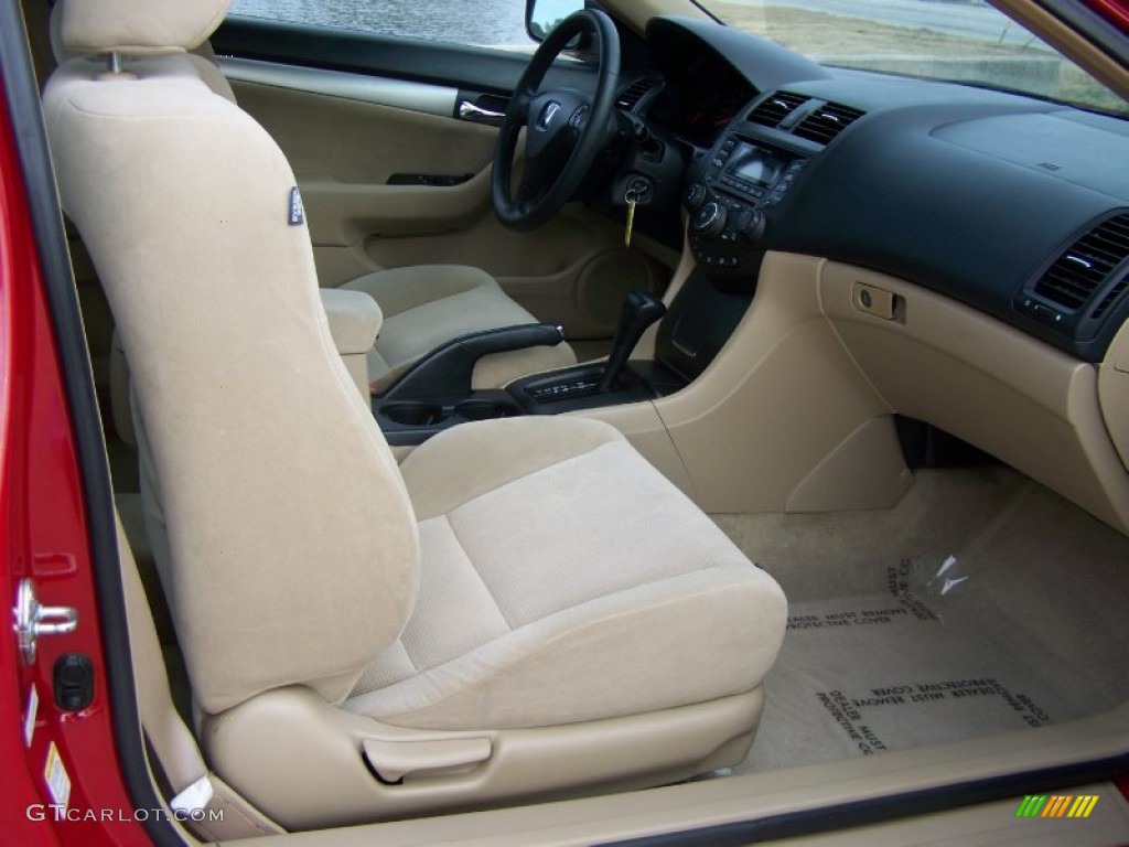 2003 Accord LX V6 Sedan - San Marino Red / Ivory photo #18