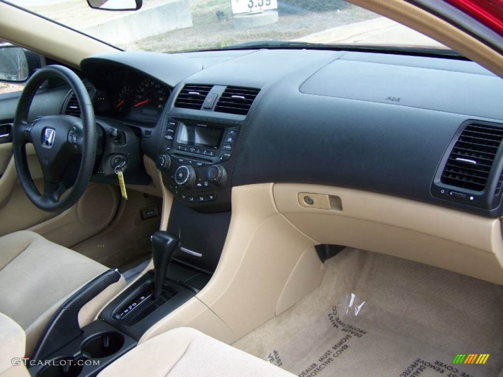 2003 Honda Accord LX V6 Sedan Ivory Dashboard Photo #59626653