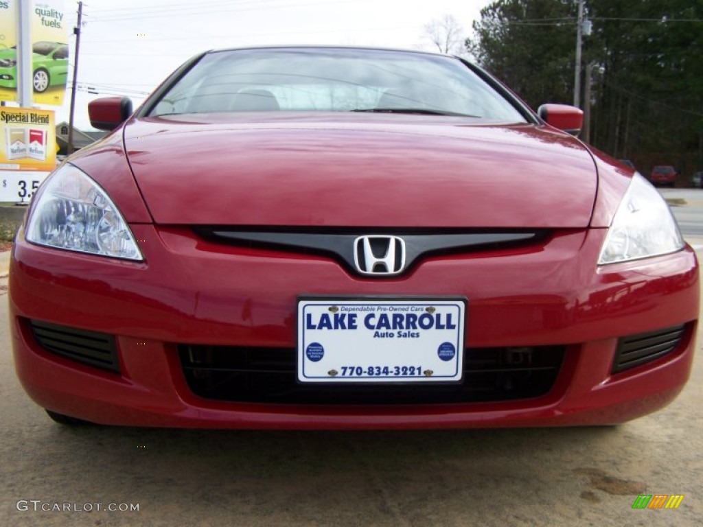 2003 Accord LX V6 Sedan - San Marino Red / Ivory photo #35
