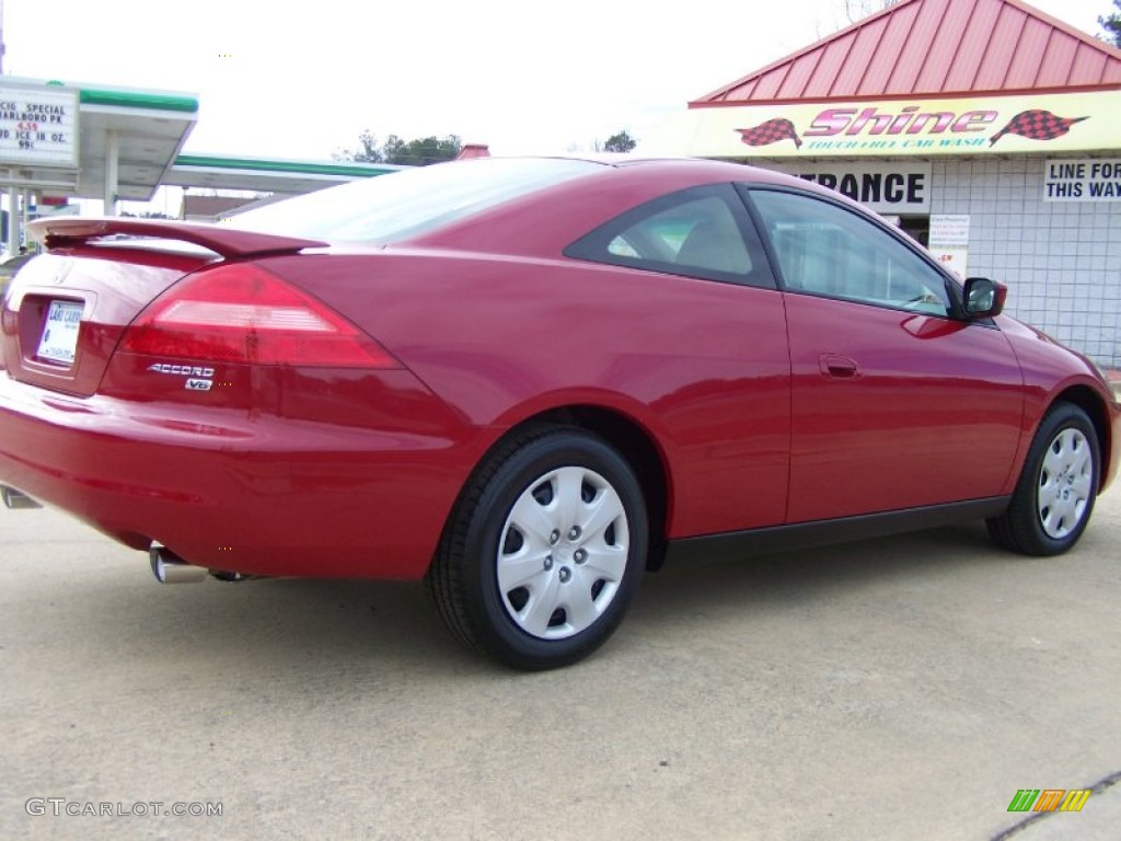 2003 Accord LX V6 Sedan - San Marino Red / Ivory photo #41