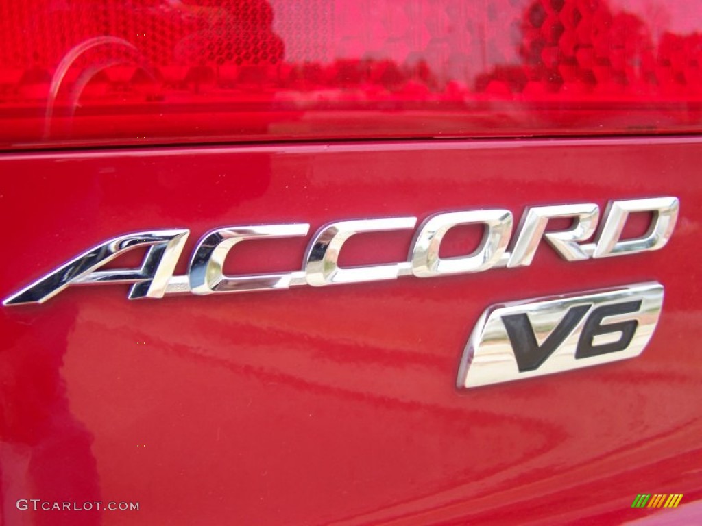 2003 Accord LX V6 Sedan - San Marino Red / Ivory photo #44
