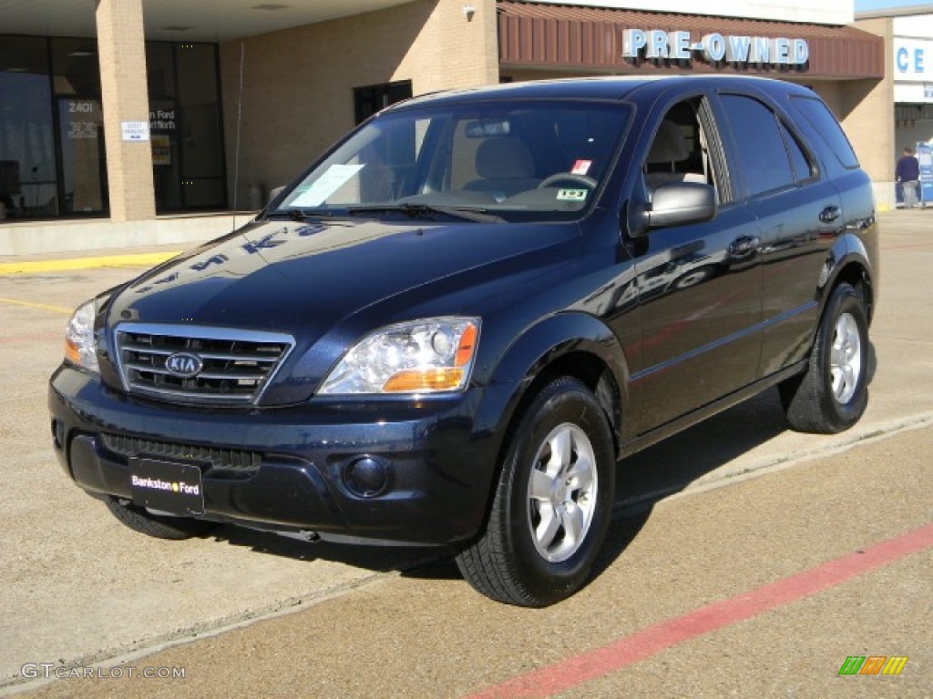 2008 Sorento LX - Midnight Blue / Beige photo #1