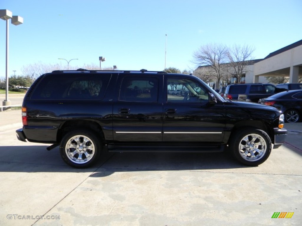 2003 Suburban 1500 LT - Black / Tan/Neutral photo #3