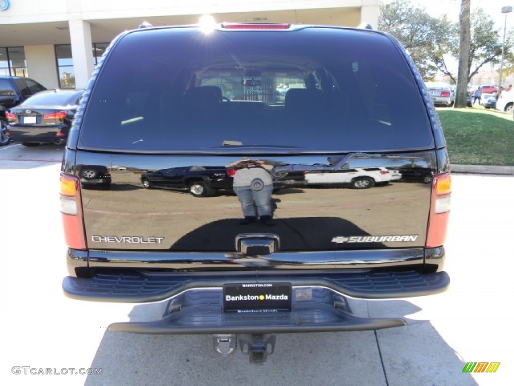 2003 Suburban 1500 LT - Black / Tan/Neutral photo #4