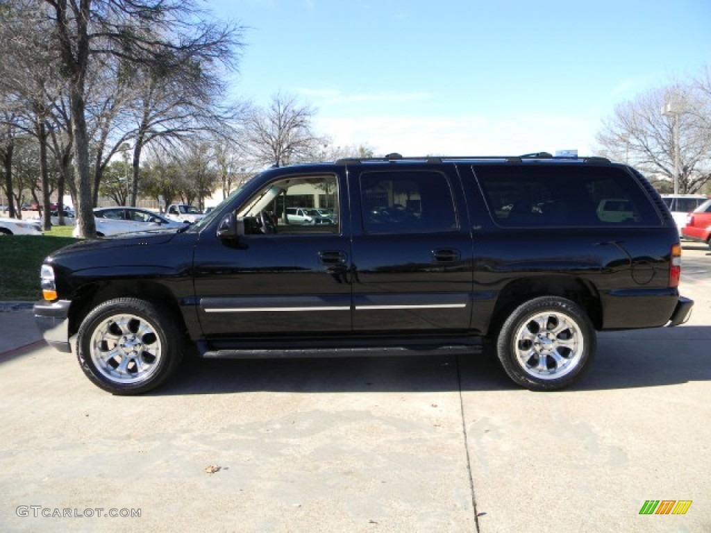 2003 Suburban 1500 LT - Black / Tan/Neutral photo #5