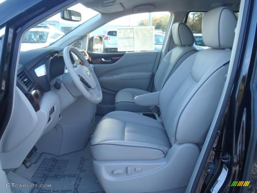 Gray Interior 2012 Nissan Quest 3.5 SL Photo #59628318