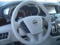 2012 Nissan Quest Gray Interior Steering Wheel Photo