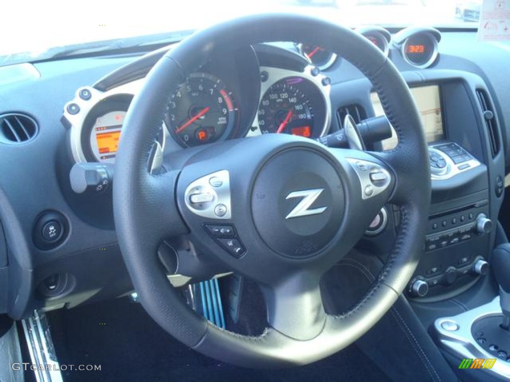 2012 370Z Touring Roadster - Pearl White / Black photo #7