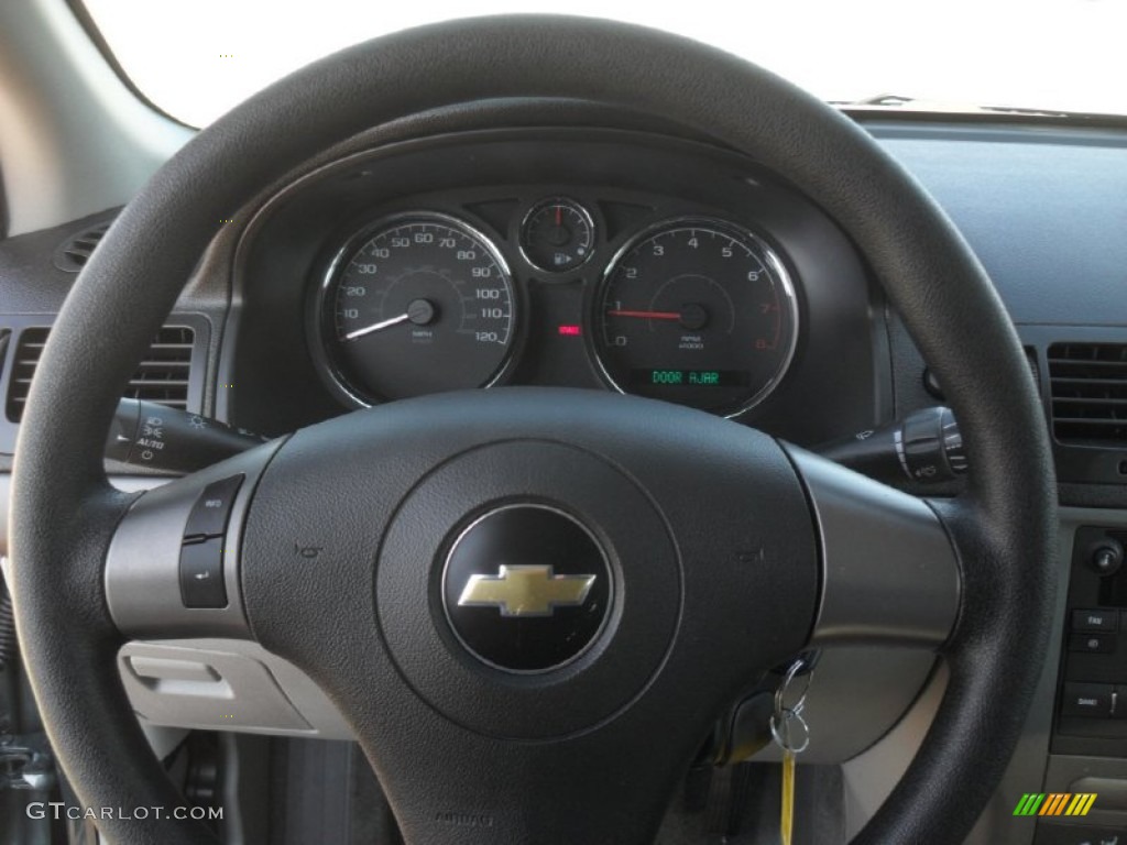 2009 Chevrolet Cobalt LS XFE Sedan Gray Steering Wheel Photo #59628507